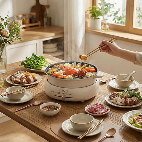 Nồi điện đa năng Bear 4 lít HP-4H40D - Hàng chính hãng