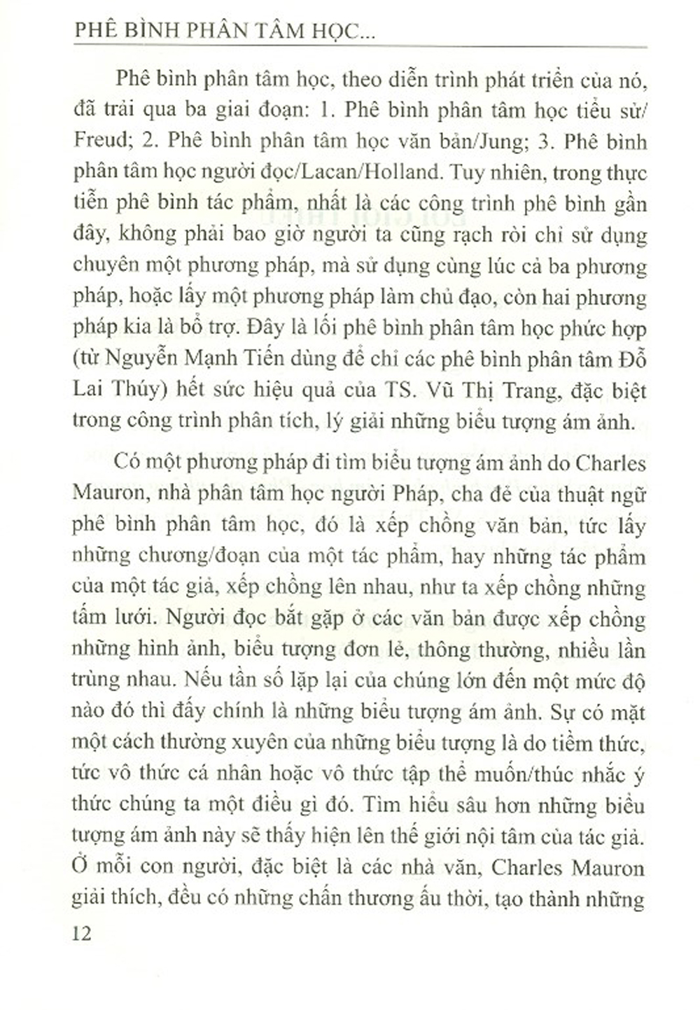 Phê Bình Phân Tâm Học - Phía Của Những Ám Ảnh Nghệ Thuật