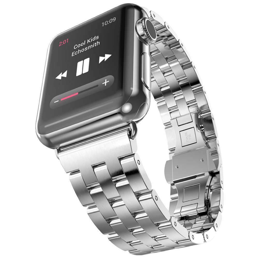 Dây đồng hồ Apple Watch, Dây mắt xích dọc thép không gỉ cho Apple Watch