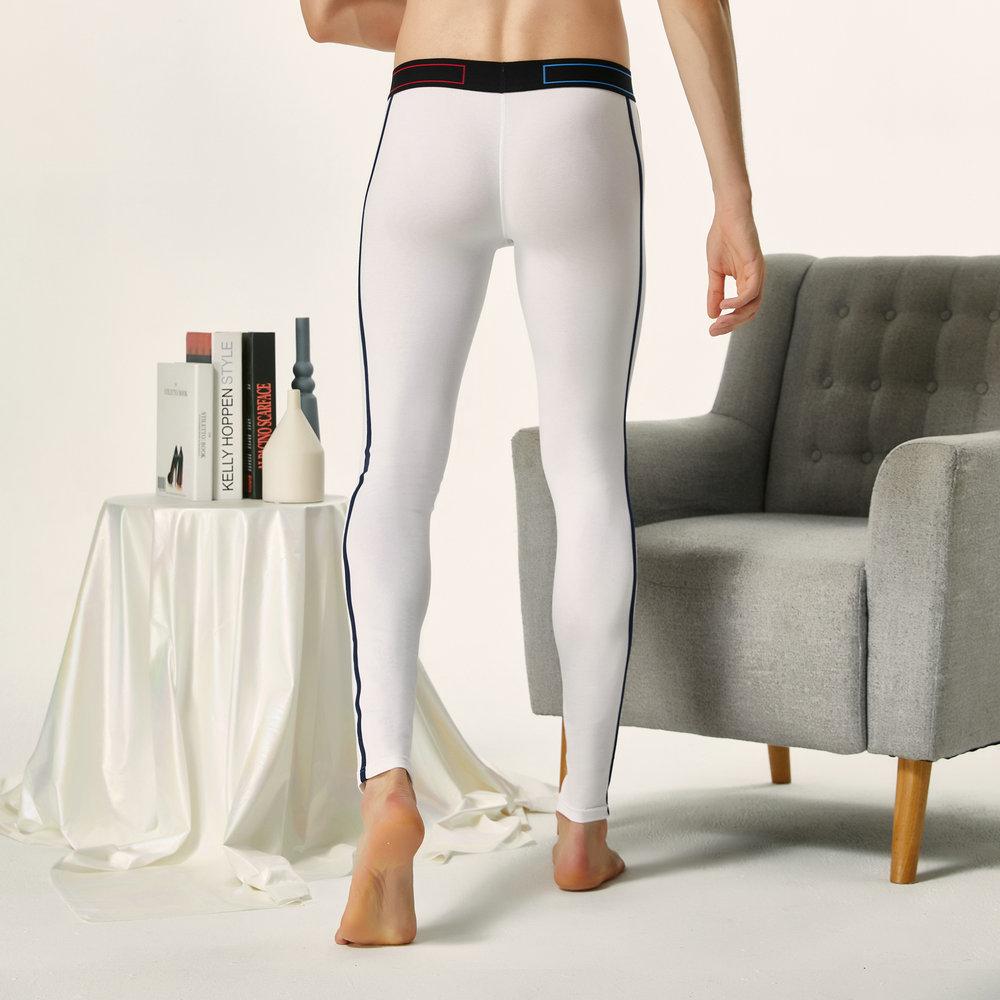 Nam Nhiệt Quần Legging Cotton Mềm Mại Dài Johns Ấm Quần Ngủ Nam Quần Lót Quần