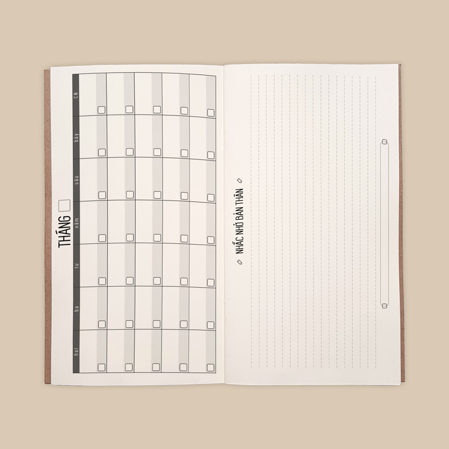 Sổ tay planner MIX gồm Thu Chi - Daily Planner - Nhật ký &quot;Kiếm tiền giữ tiền