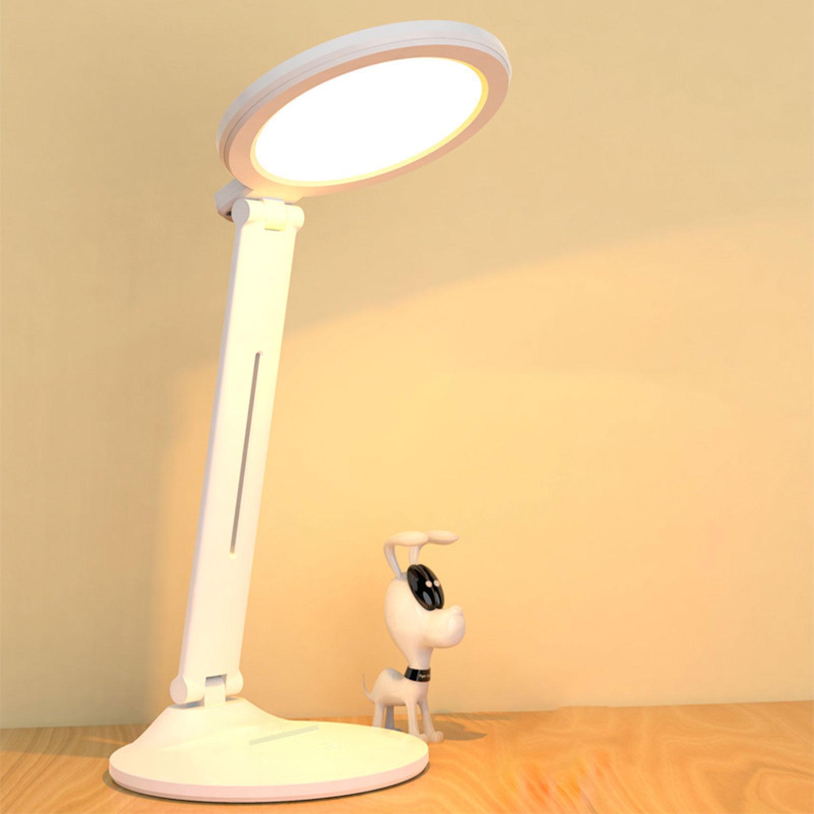 Foldable LED Desk Lamp Touch Dimmable Eye Protection 3 Modes Reading LIght