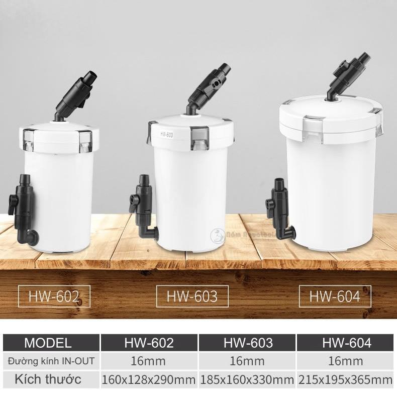 SUNSUN HW 603 | JIALU EW 603 | Lọc Phụ Không Bơm - Tăng Cường Hiệu Quả Lọc Cho Hồ Cá Thuỷ Sinh