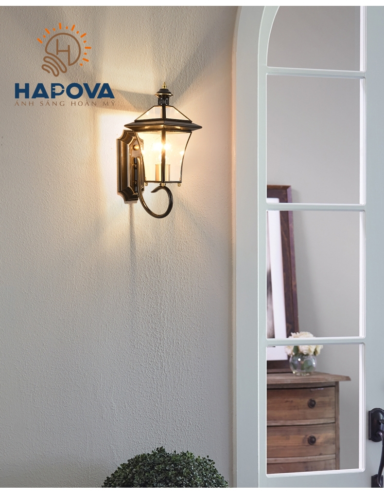 Đèn gắn tường HAPOVA TITUS 6013 + Tặng Kèm Bóng G45