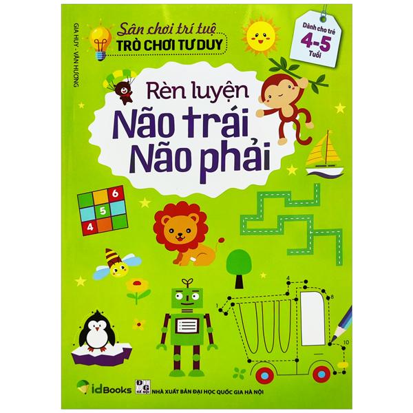 Rèn Luyện Não Trái Não Phải Dành Cho Trẻ 4-5 Tuổi