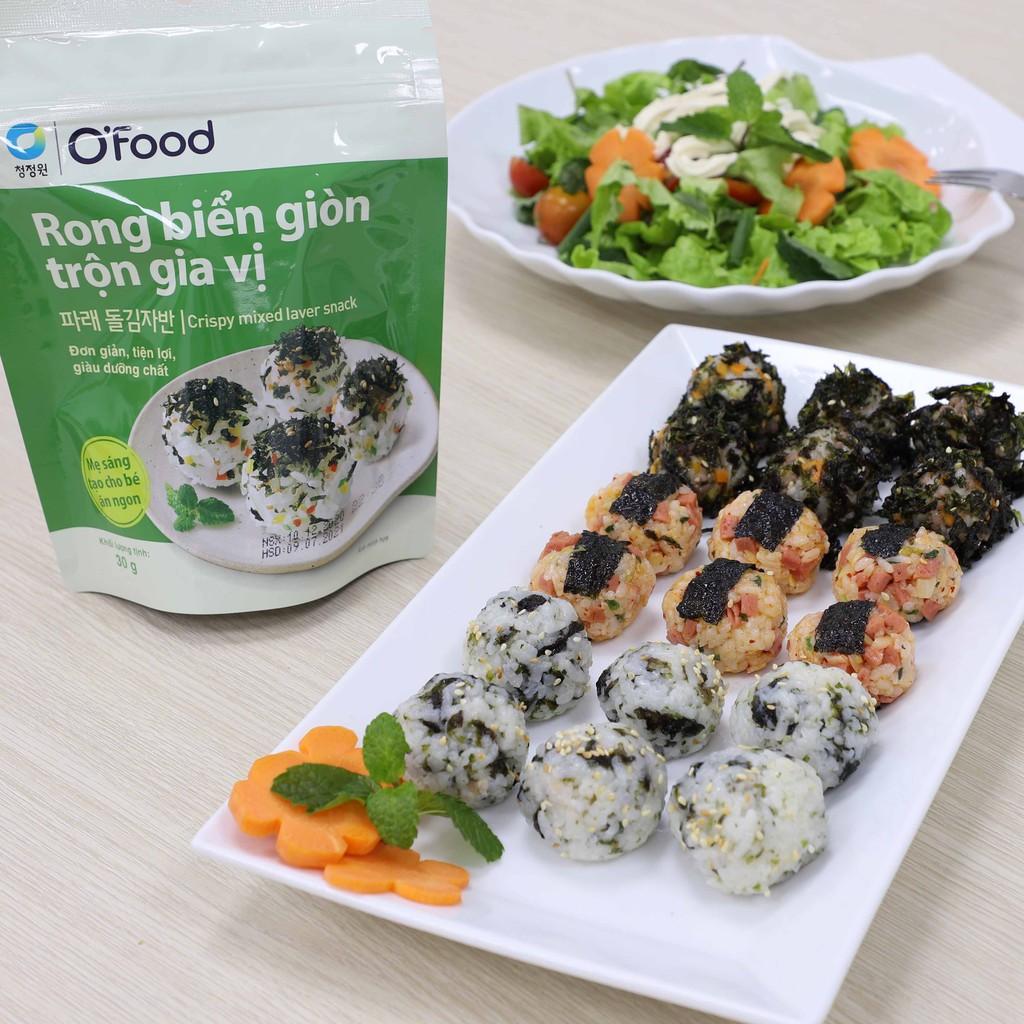 Rong biển giòn trộn gia vị OFood 30g, vị ngọt vừa ăn, trộn cơm, cháo tiện lợi, ngon miệng