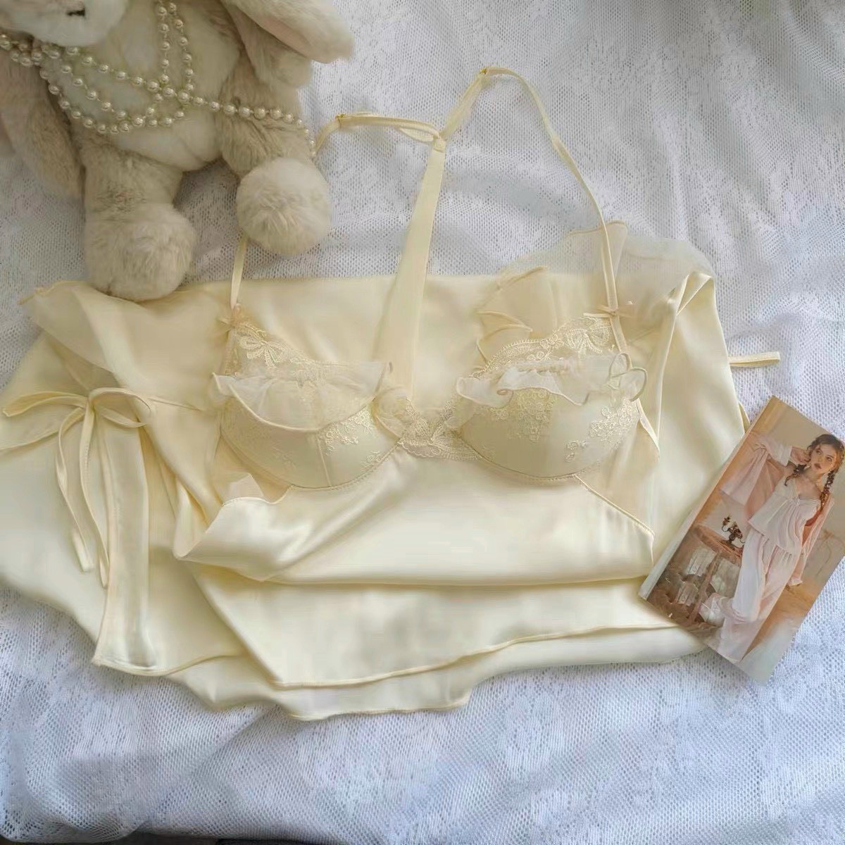 Đầm Ngủ Lụa Quyến Rủ (Không kèm áo choàng) - B.Lingerie