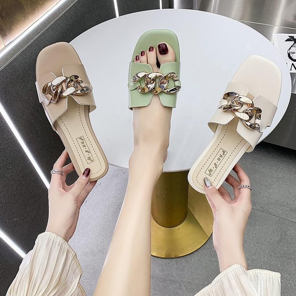 Guốc nữ quai xích