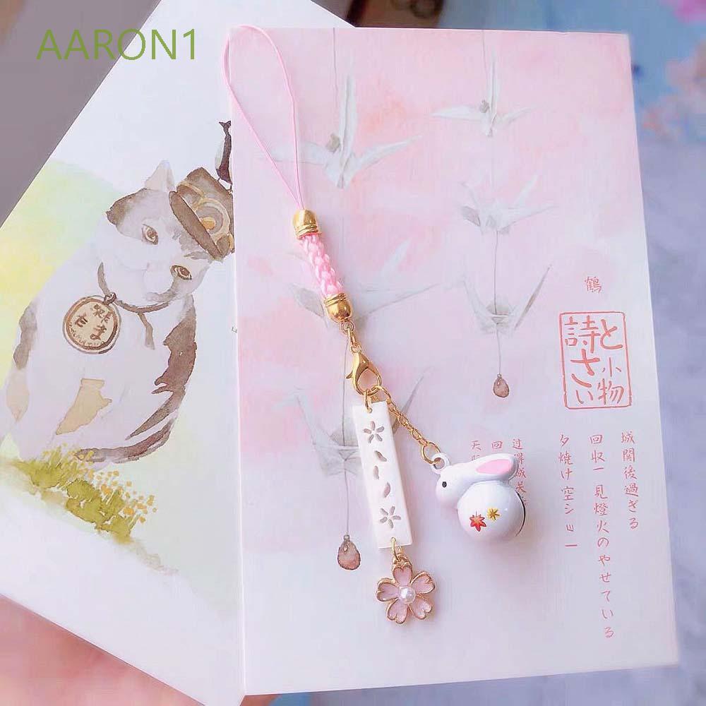 Aaron1 Móc Khóa Hình Thỏ / Mèo May Mắn Dễ Thương