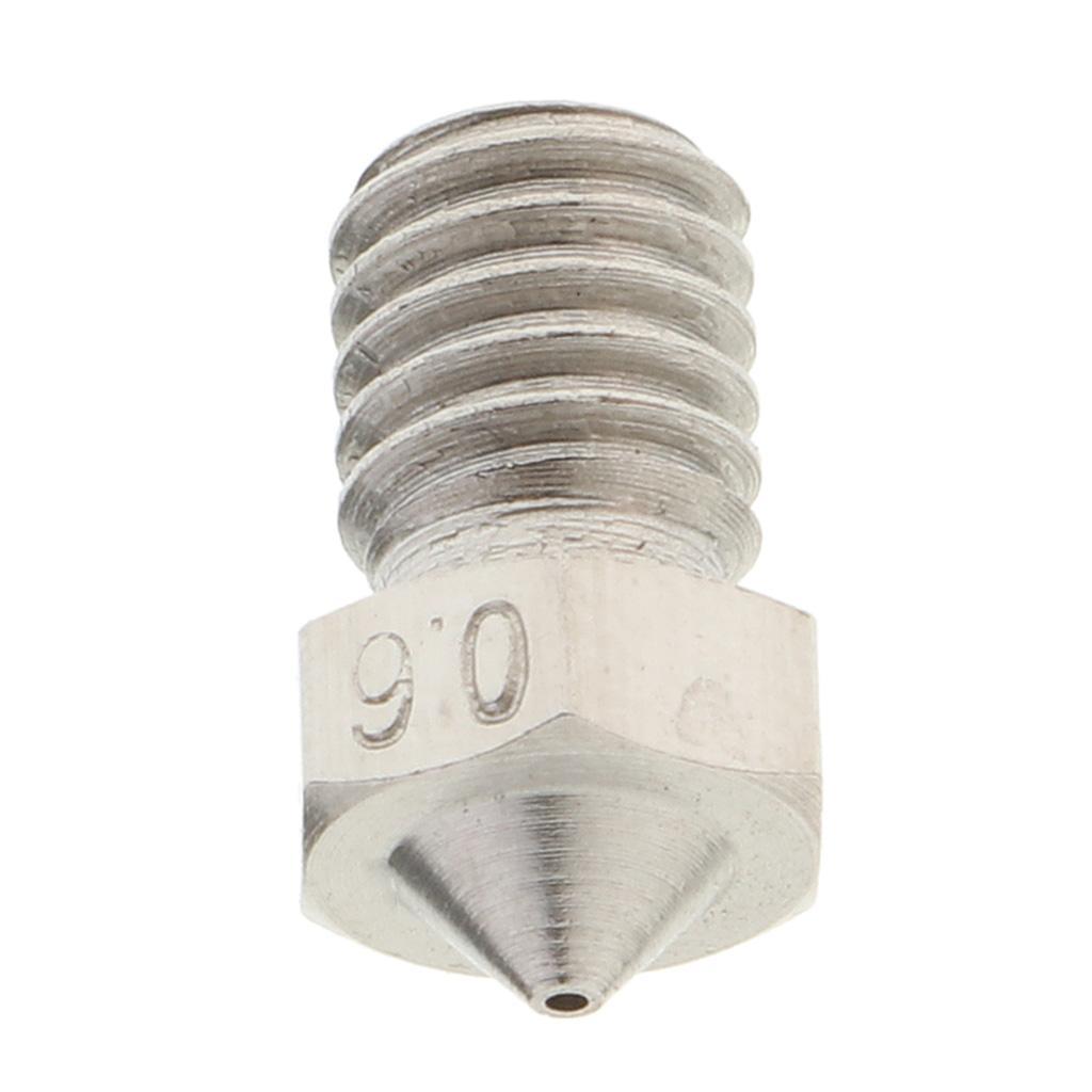 0.6mm Extruder Brass Nozzle Print Head for 1.75mm 3D Printers Accessories