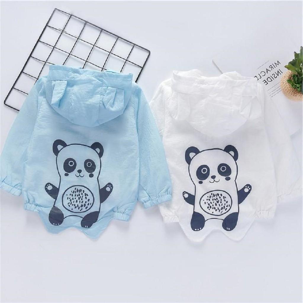 Áo Chống Nắng In Hình Gấu Cho Bé SUMO KIDS, Áo Khoác Nắng Cho Bé Từ 6-25kg