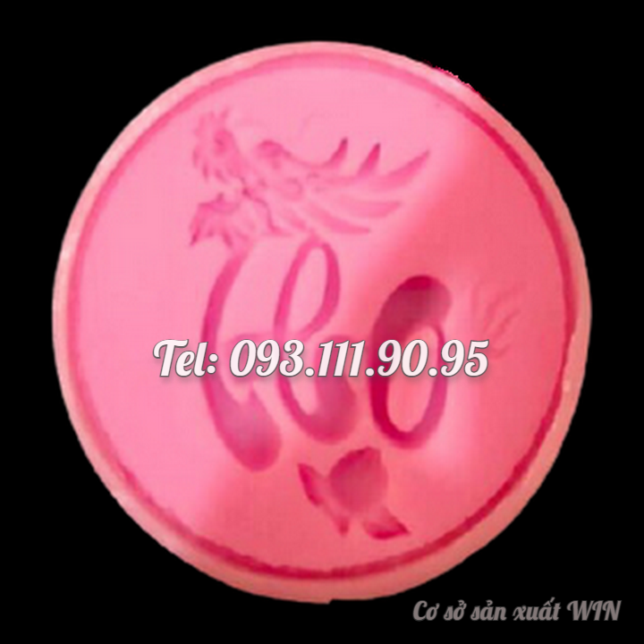 Bộ 3 khuôn silicon ép xôi, làm rau câu, socola, làm bánh Phúc Lộc Thọ loại 13 cm - Mã số 1233