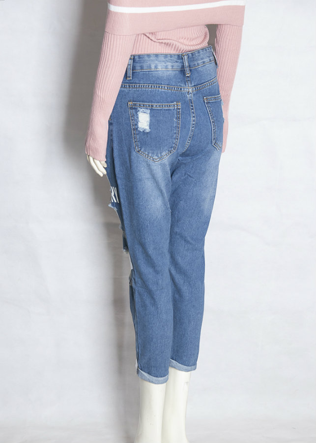 Quần jeans nữ rách as long as you Mã: QD2050