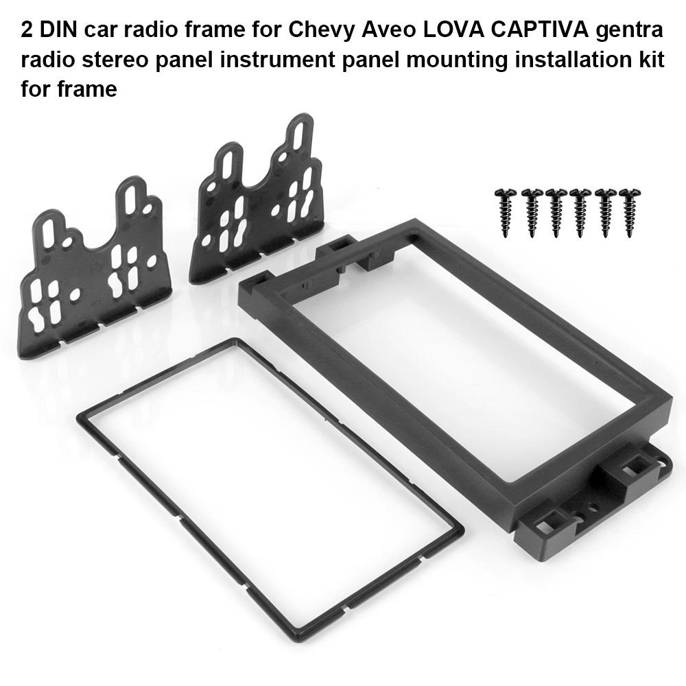 Khung Gắn Bảng Điều Khiển Radio Xe Hơi Chevrolet Capaci, Epica 2006-2011 2 Din