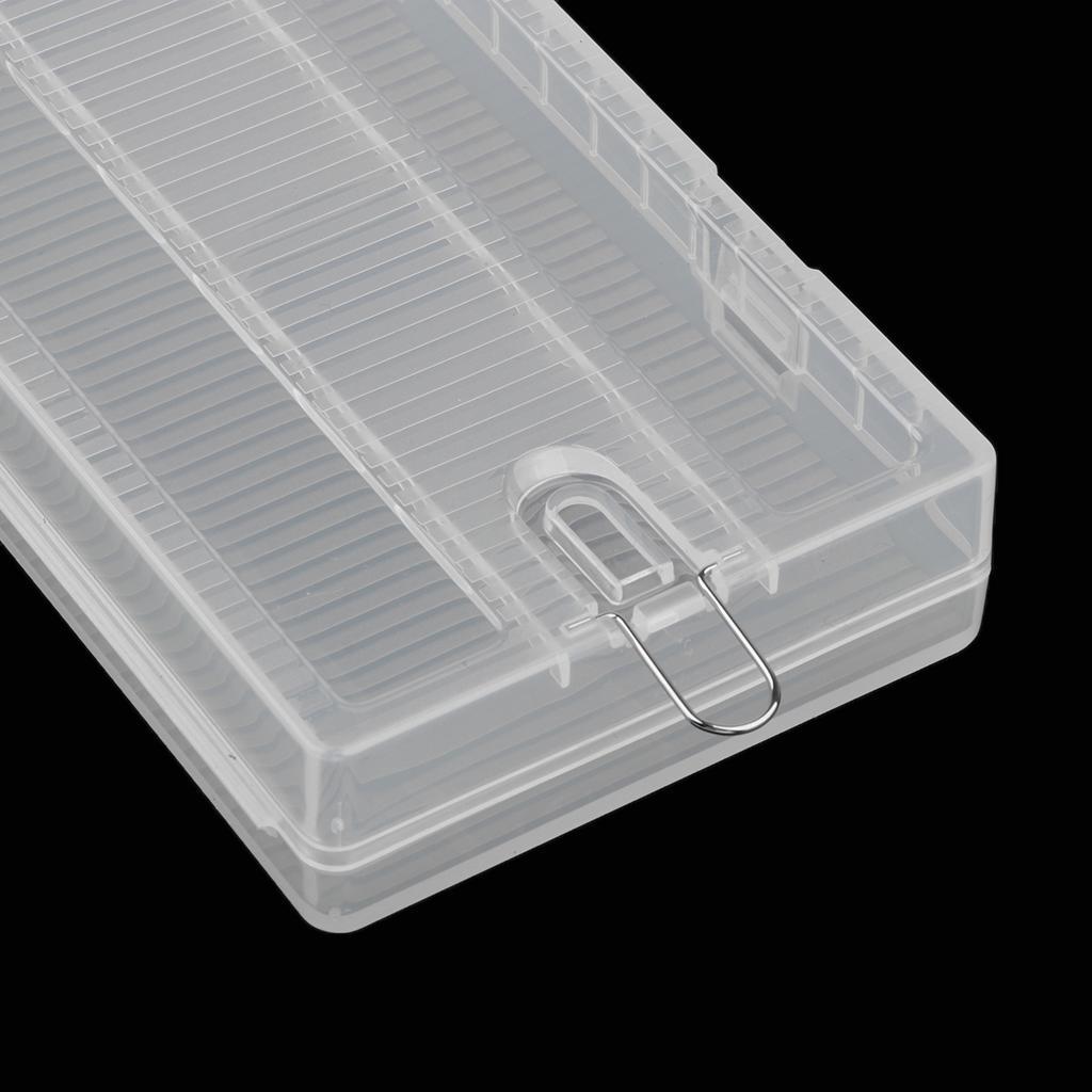 Transparent Battery Organizer Storage Case Holder Box For 18650 Batteries