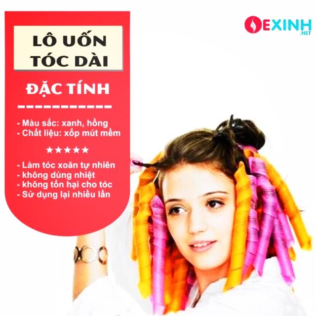 Combo 8 ống cuốn tóc không cần nhiệt