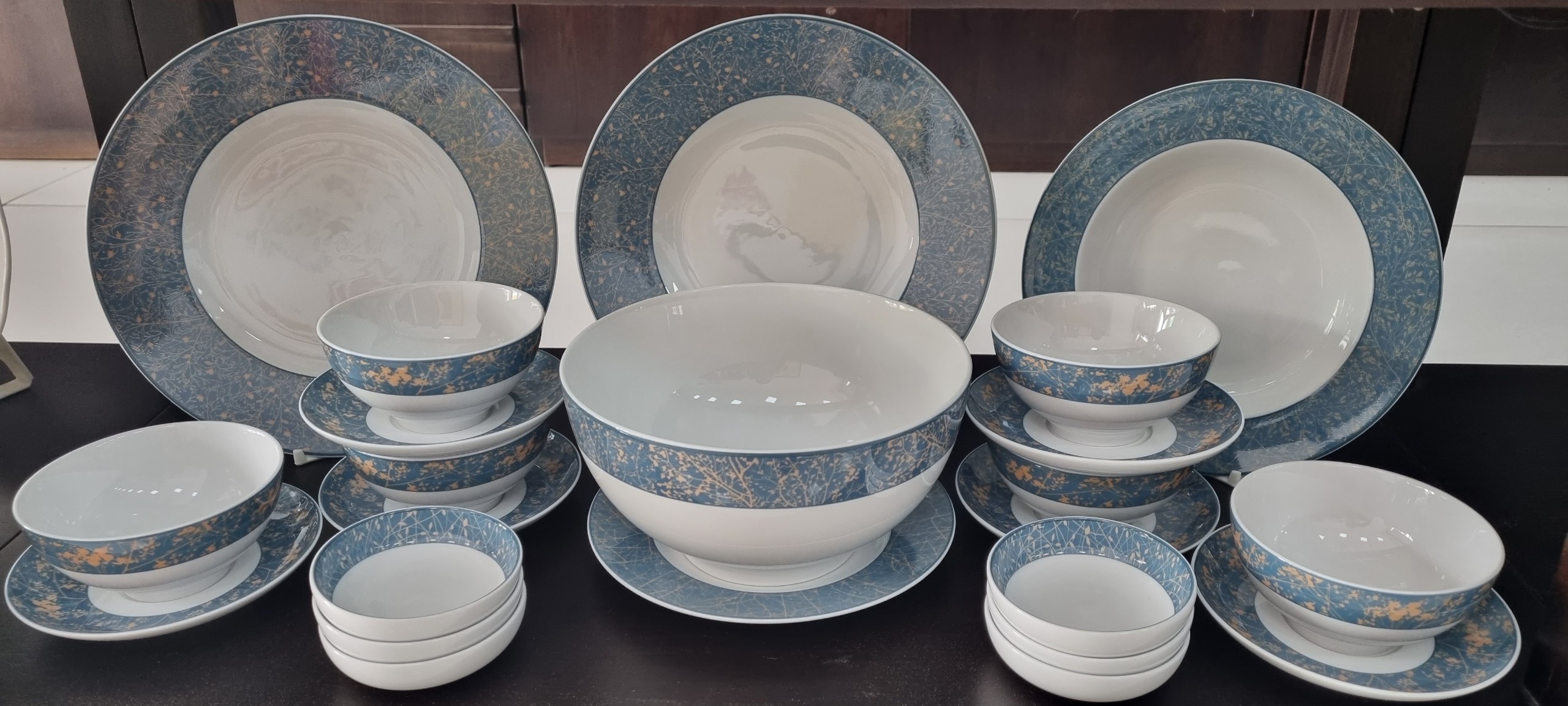 Bộ 10 chén cơm 11.5 cm Camellia Diệp lục - Gốm sứ cao cấp Minh Long I