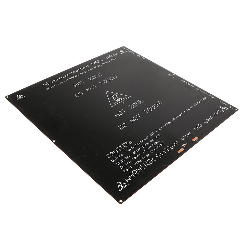 Aluminium Heated Bed 12V 24V Plat 300x300 +Build Surface for MK3A 3D Printer