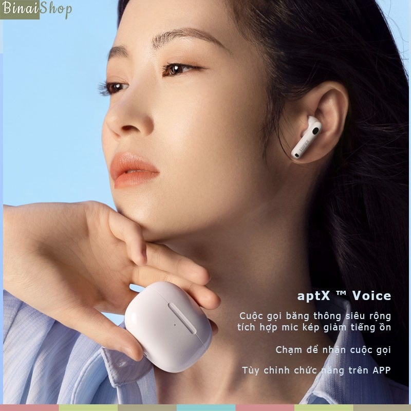 Edifier Lolli3 - Tai Nghe Bluetooth True Wireless, Qualcomm AptX, Snapdragon Sound , Bluetooth V5.3, Nhận Cuộc Gọi, Chống Ồn Tốt. Hàng chính hãng