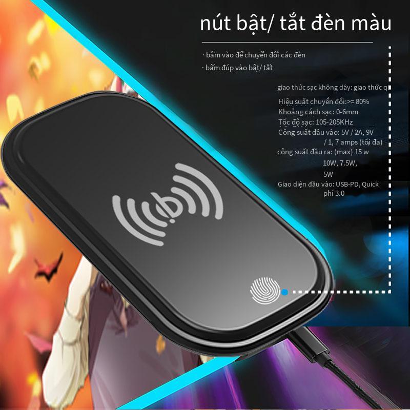Giá thấp nhất cao su tự nhiên rgb chuột phát quang pad máy tính bàn pad anime spy play house LED ánh sáng ma thuật hướng dẫn sạc không dây