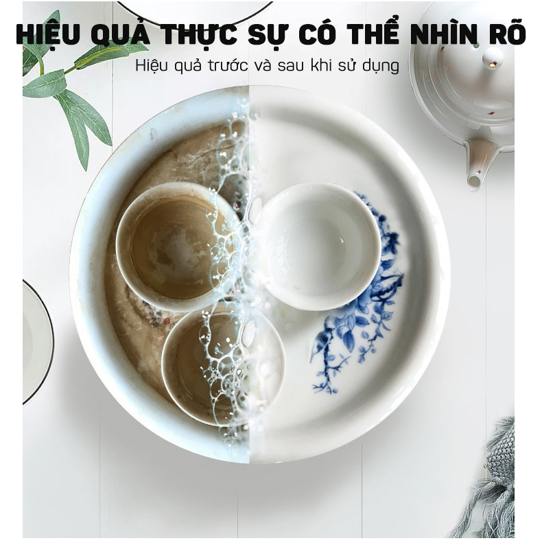 Bột Tẩy Rửa Cặn Trà, Cặn Cà Phê Cho Bình Đun Nước, Bình Giữ Nhiệt, Ấm Trà TEXLABS- Hàng Nhập Khẩu