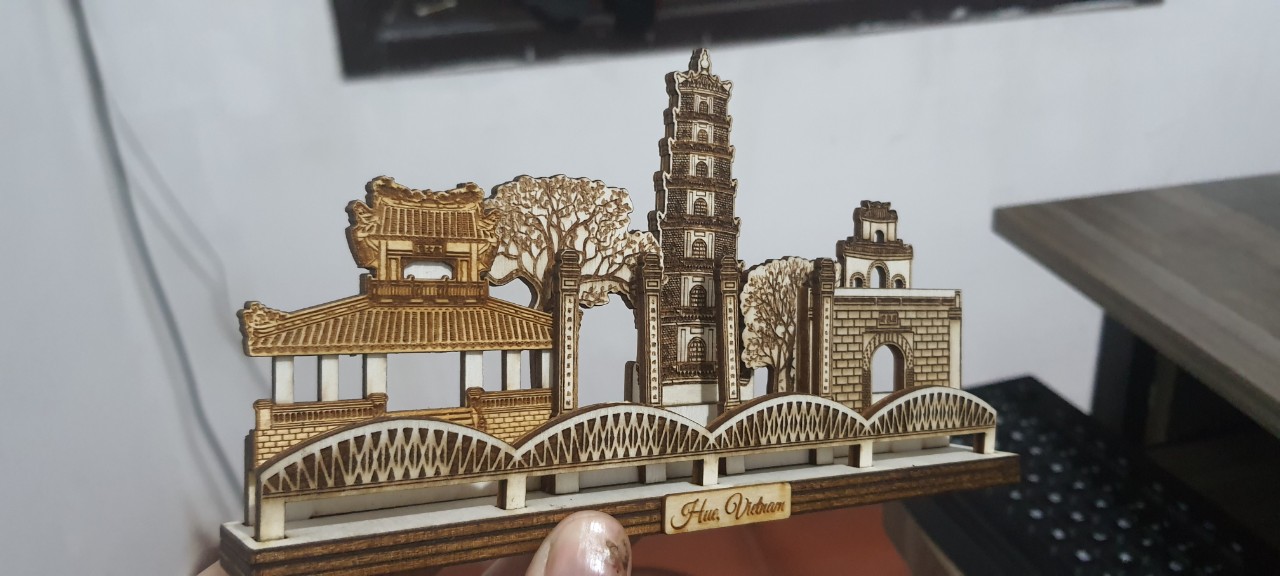 MÔ HÌNH DANH THẮNG HUẾ CẦU TRƯỜNG TIỀN – CHÙA THIÊN MỤ - Mới