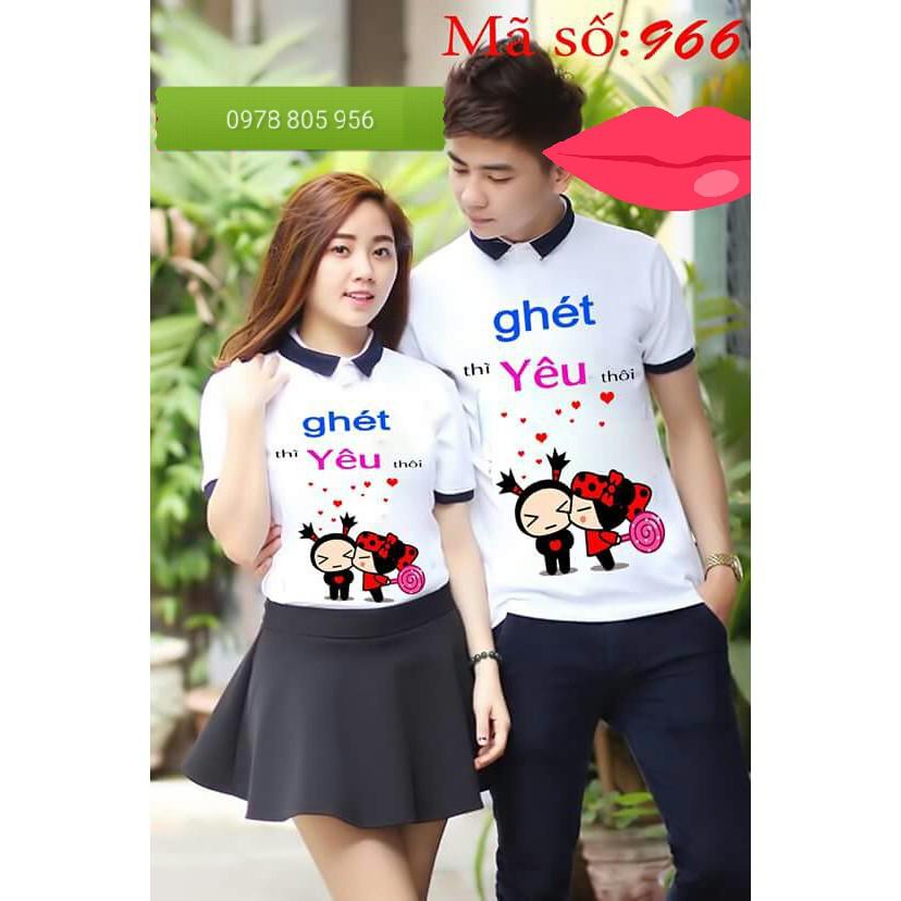 Áo thun cặp dễ thương