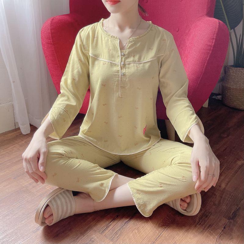 Set đồ bộ 3k cao sau sinh, mềm mát