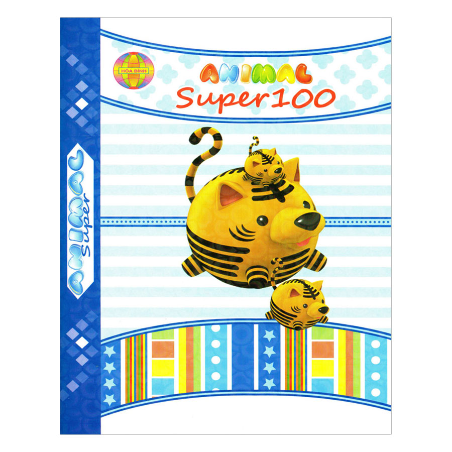 Lốc 10 Quyển Tập Super 100 4 Ô Ly Hòa Bình (96 Trang)