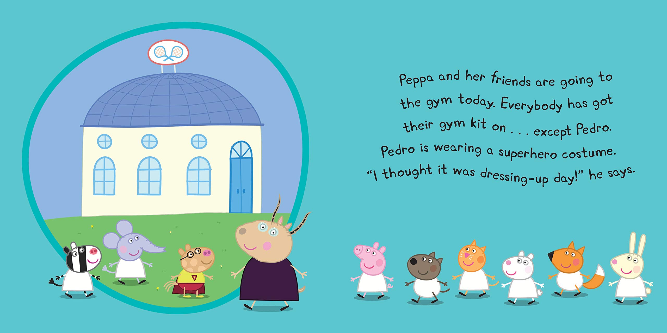 Sách Peppa Pig: Peppa’s Gym Class - Peppa Pig (Board book) (ISBN 9780241244999) cho bé từ 3 tuổi