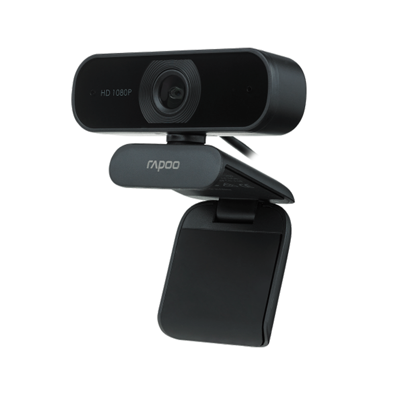 Webcam HD 1080P, góc 95° siêu rộng, tự động lấy nét, tích hợp micro - Rapoo C260 - Hàng chính hãng