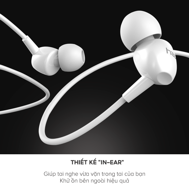 Tai Nghe In-ear HAVIT E48P High-end Dynamic Giảm Ồn, Nút Nhấn Đa Chức Năng, Dây TPE Nhiều Màu Sắc - Hàng Chính Hãng