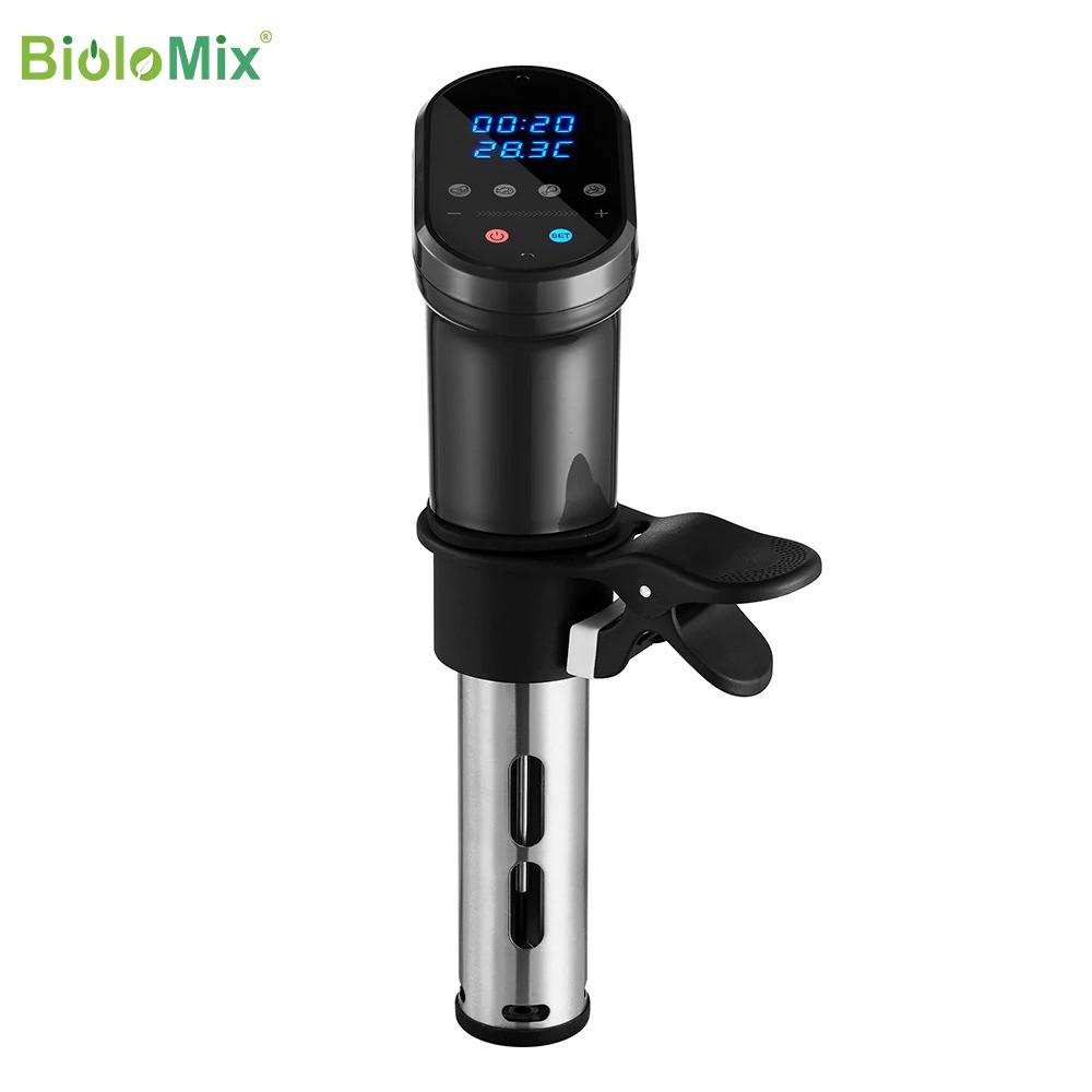 BioloMix Sous Vide máy nấu chậm nồi nấu chân không 1200W điều khiển LED và App Wifi thông minh thế hệ thứ 3