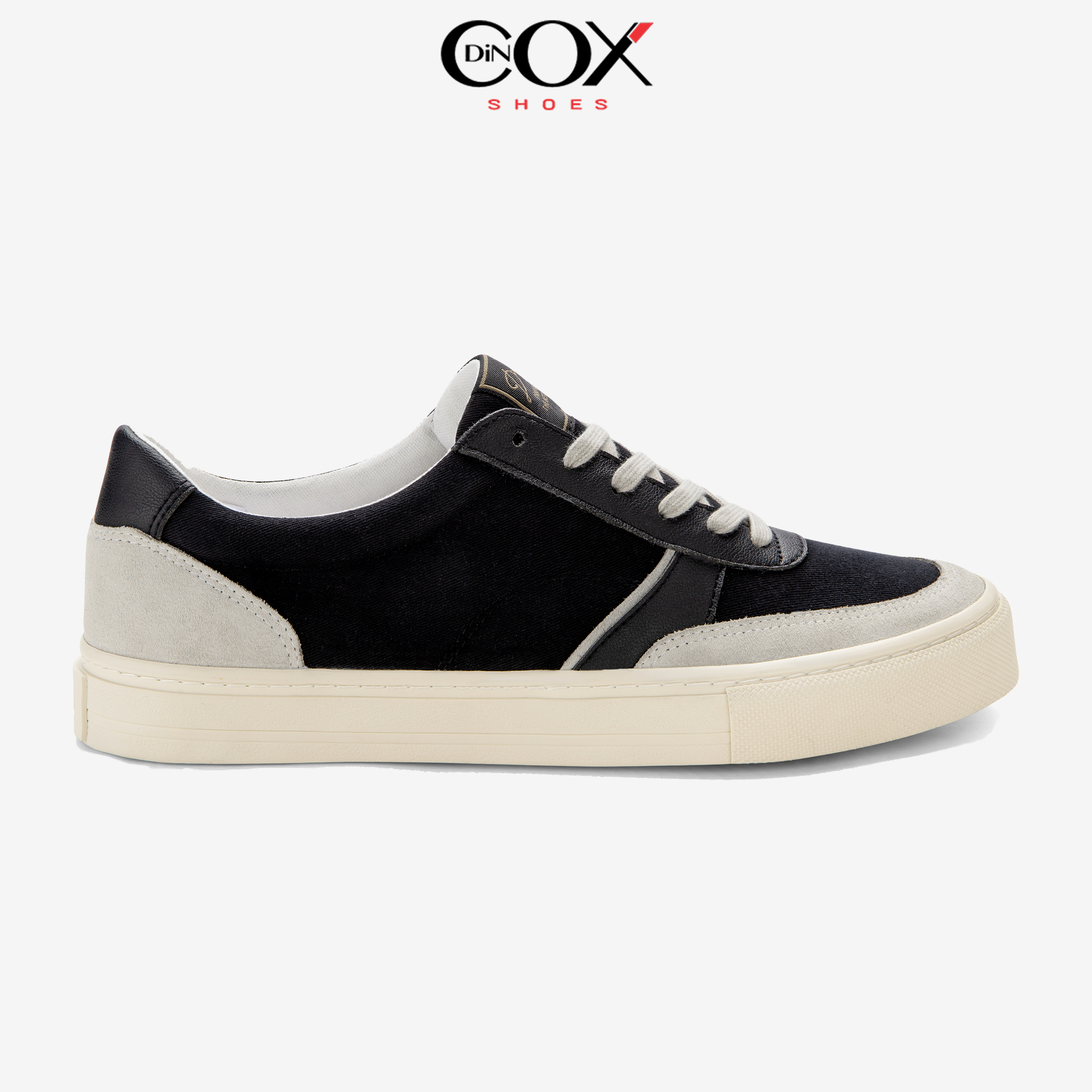 Giày Sneaker Nam DC13 Black Sang Trọng Thanh Lịch Dincox Shoes