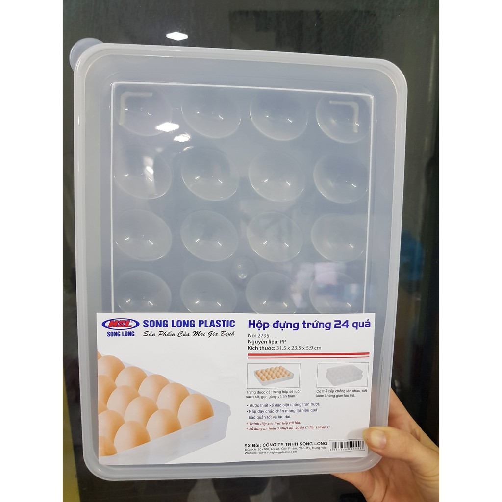 HỘP ĐỰNG TRỨNG CAO CẤP 24 QUẢ