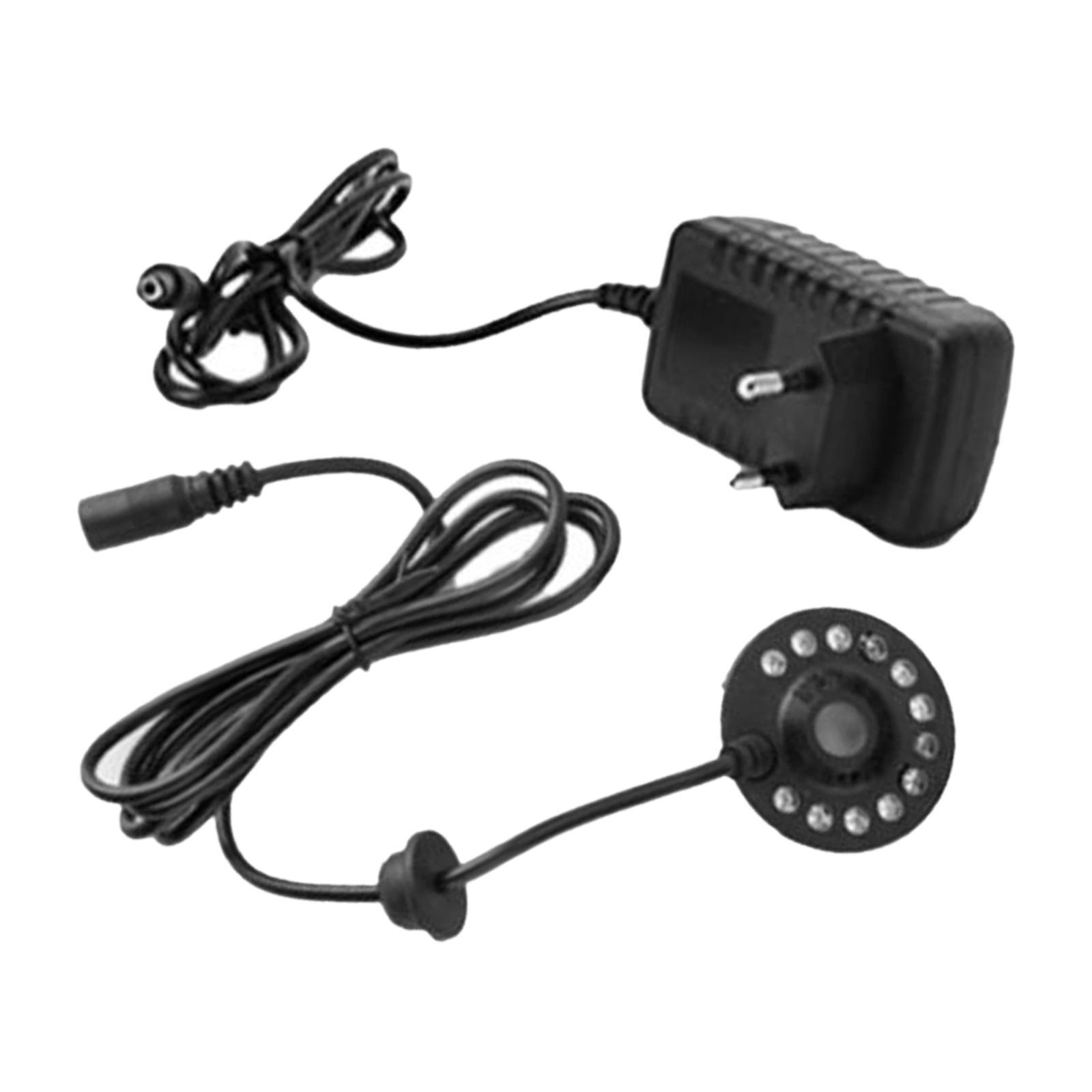 2-4pack Fogger Mister with Colorful Lights EU Adapter Plug