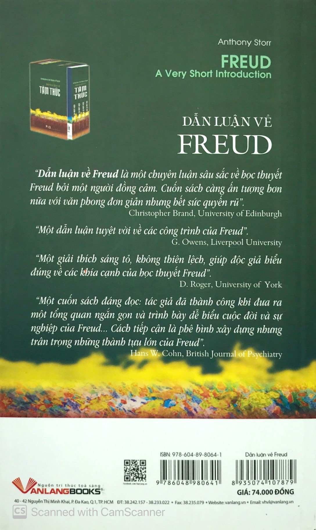 Dẫn Luận Về Freud - Anthony Storr - Vanlangbooks