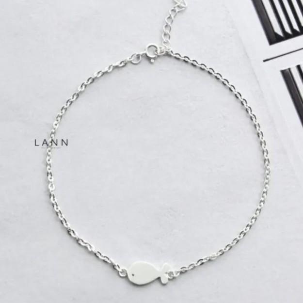 Lắc chân cá heo S925 LANN