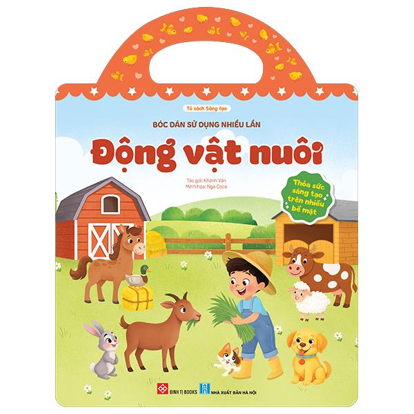 Sách - Bóc Dán Sử Dụng Nhiều Lần - Động Vật Nuôi