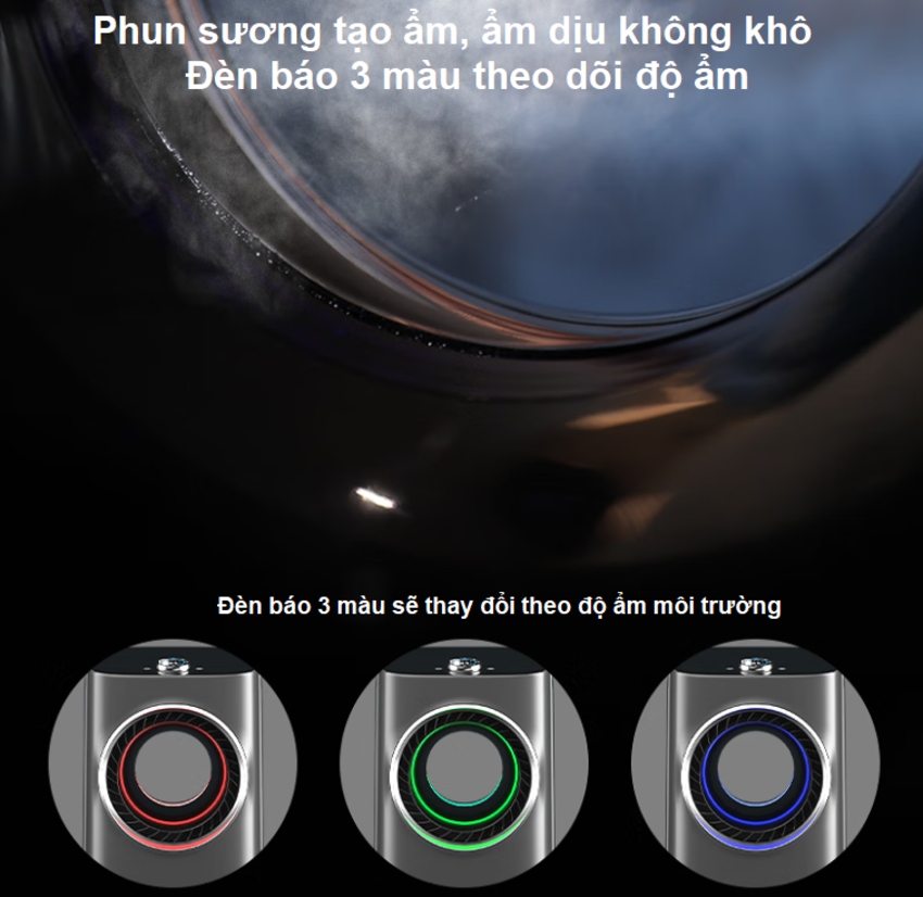 Quạt không cánh phun sương tạo ẩm kiêm lọc không khí ion âm và khử khuẩn UV thương hiệu Hà Lan Philips ACR4246X Serial 4000 - Hàng nhập khẩu