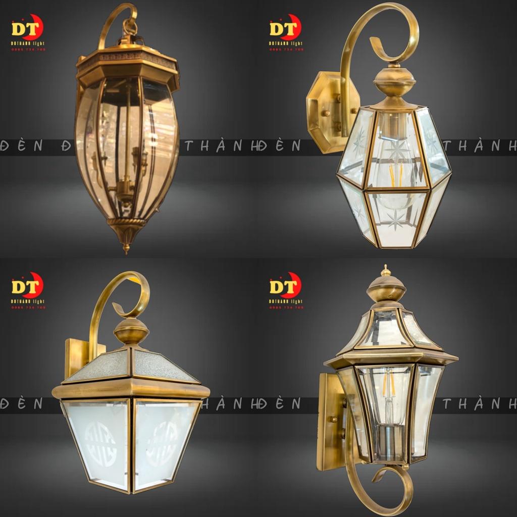 Đèn tường đồng kính ngoài trời ngoại thất cao cấp hiện đại HTLQ TDK