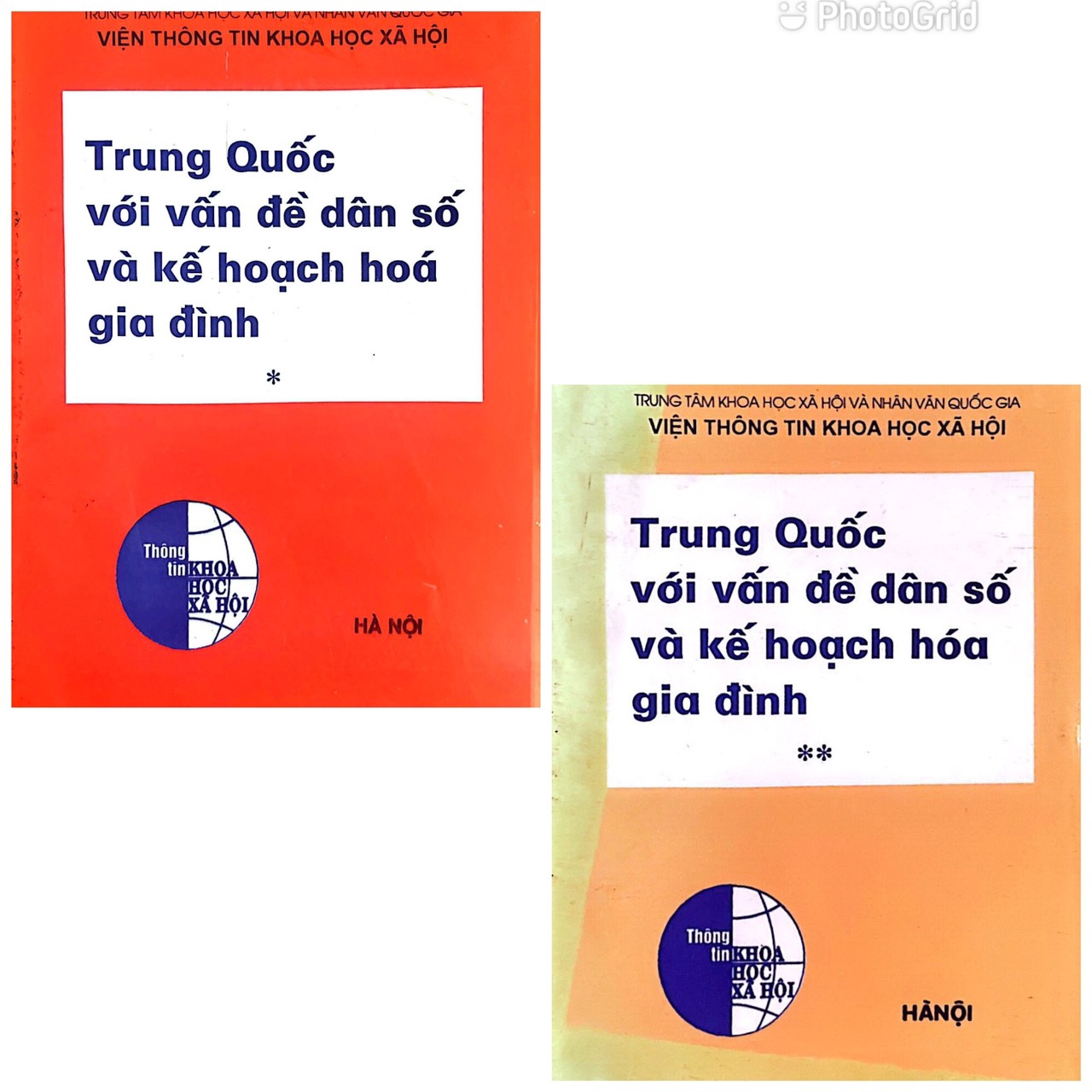 Combo Trung Quốc Với Vấn Đề Dân Số Và Kế Hoạch Hóa Gia Đình tập 1 + Tập 2 (2 cuốn)