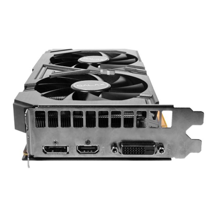 Card Màn Hình VGA Galax GeForce RTX 2060 EX 1 Click OC BLACK 26NRL7HPY2EX 192 bit 2 Fan DP HDMI DVI D - Hàng Chính Hãng