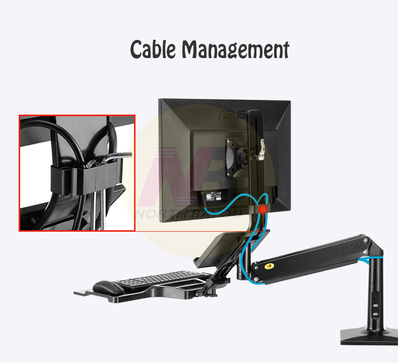 Giá Treo Màn Hình Máy Tính Kết Hợp Bàn Phím FC35 nhập khẩu