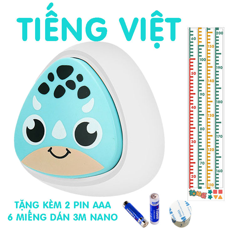 Bộ Chạm Nhảy Tăng Chiều Cao Cho Bé Tiếng Việt Tiếng Anh Tự Động Đếm Màu Sắc Dễ Thương Bafaby 307