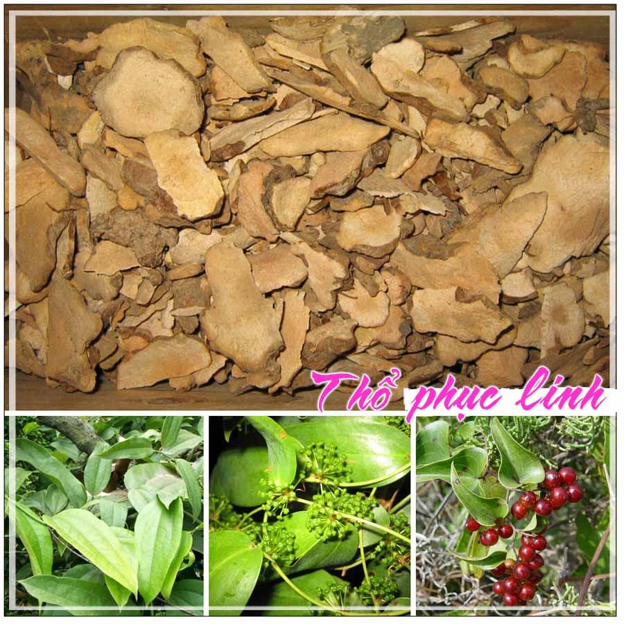 Củ Thổ Phục Linh khô 500gram