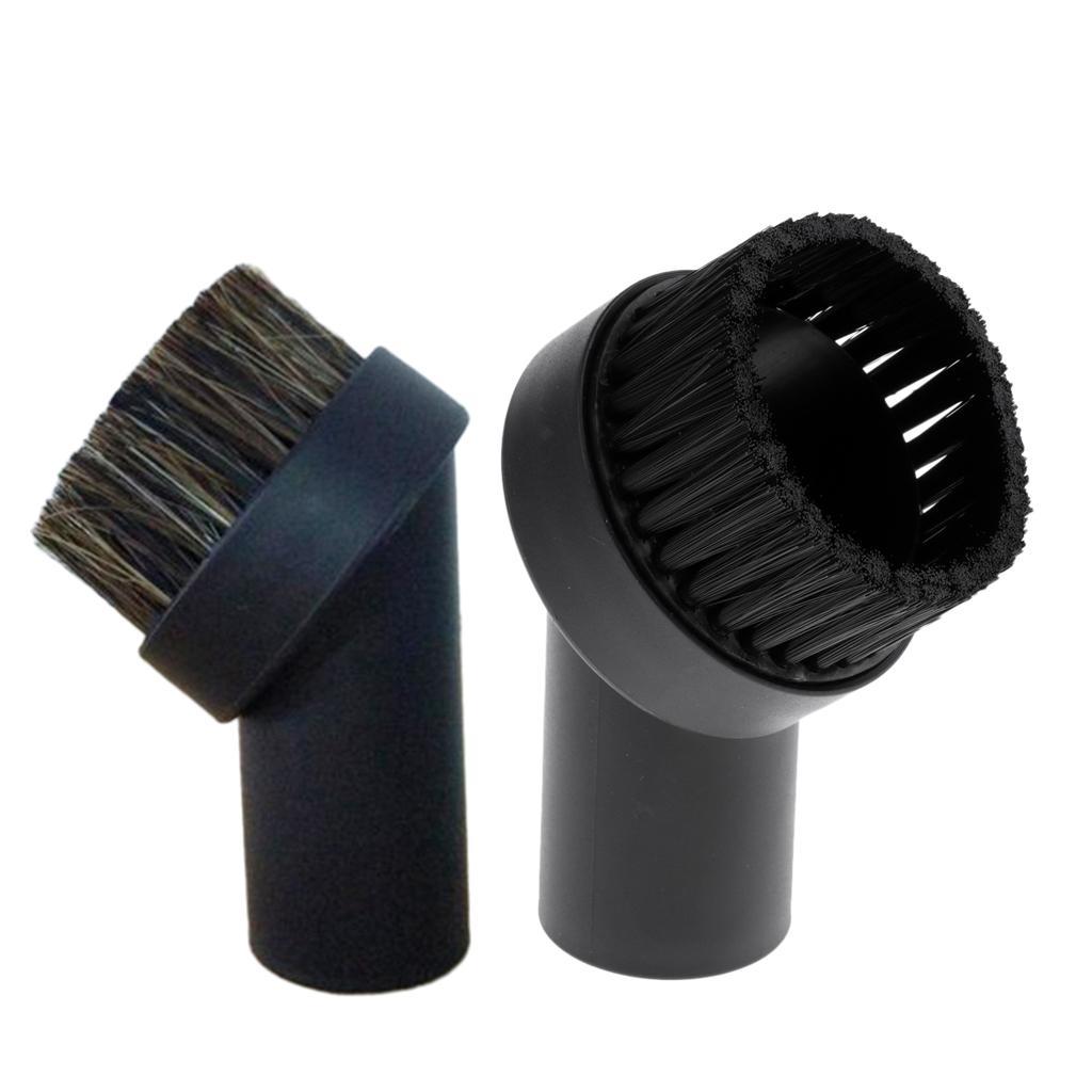 Set 2pcs Horsehair Bristle Vacuum Dust Brush Attachment Replacement Brush
