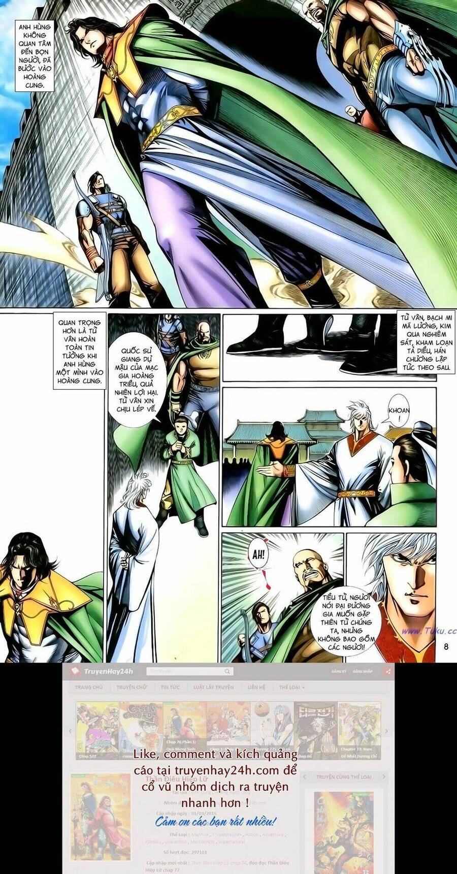 anh hùng vô lệ chapter 126 8