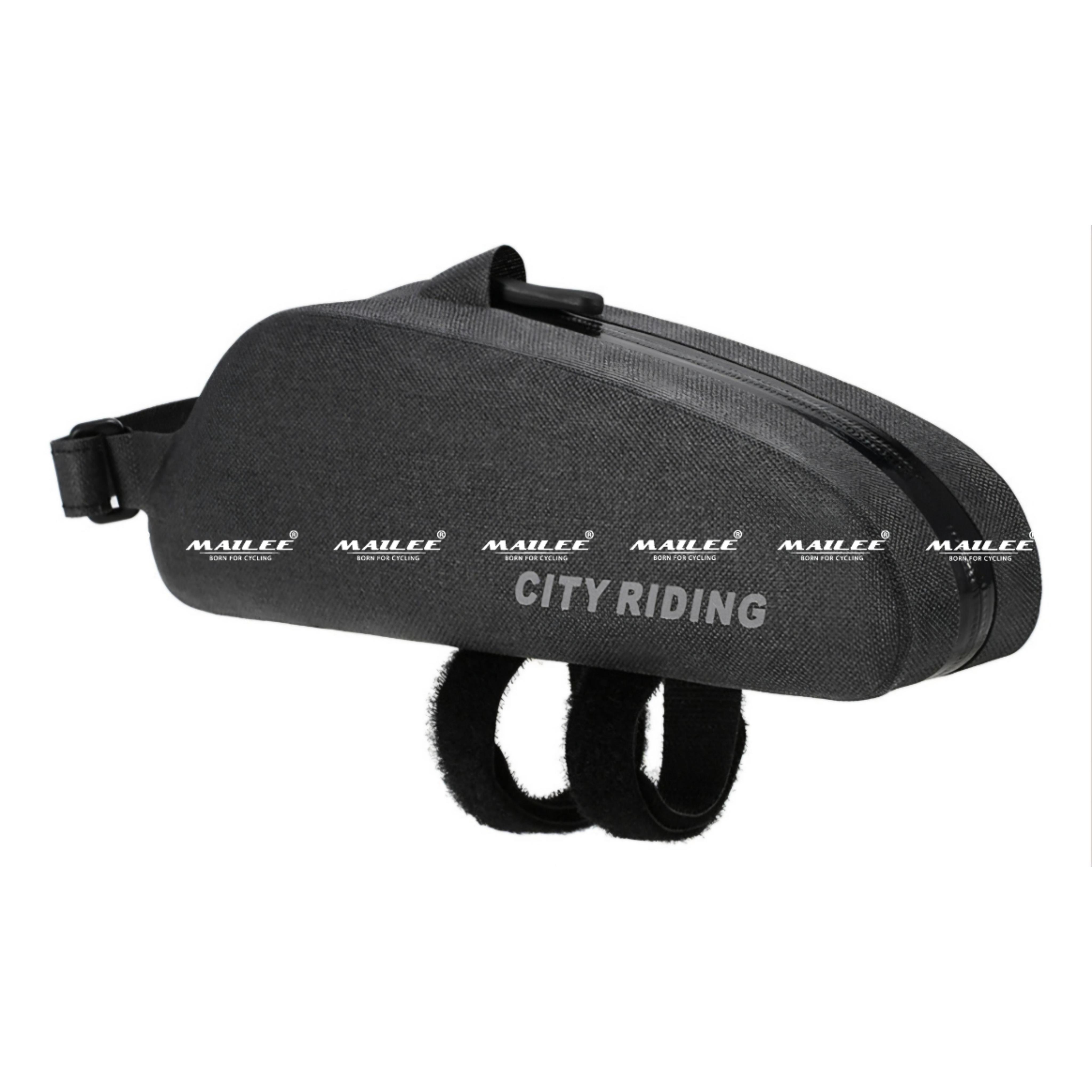 Túi Treo Xe Đạp Gắn Sườn Trước Chống Thấm Nước Nylon Cao Cấp Kích Thước 25.5x8.5x5cm Dễ Vệ Sinh &amp; Chống Mài Mòn TD01