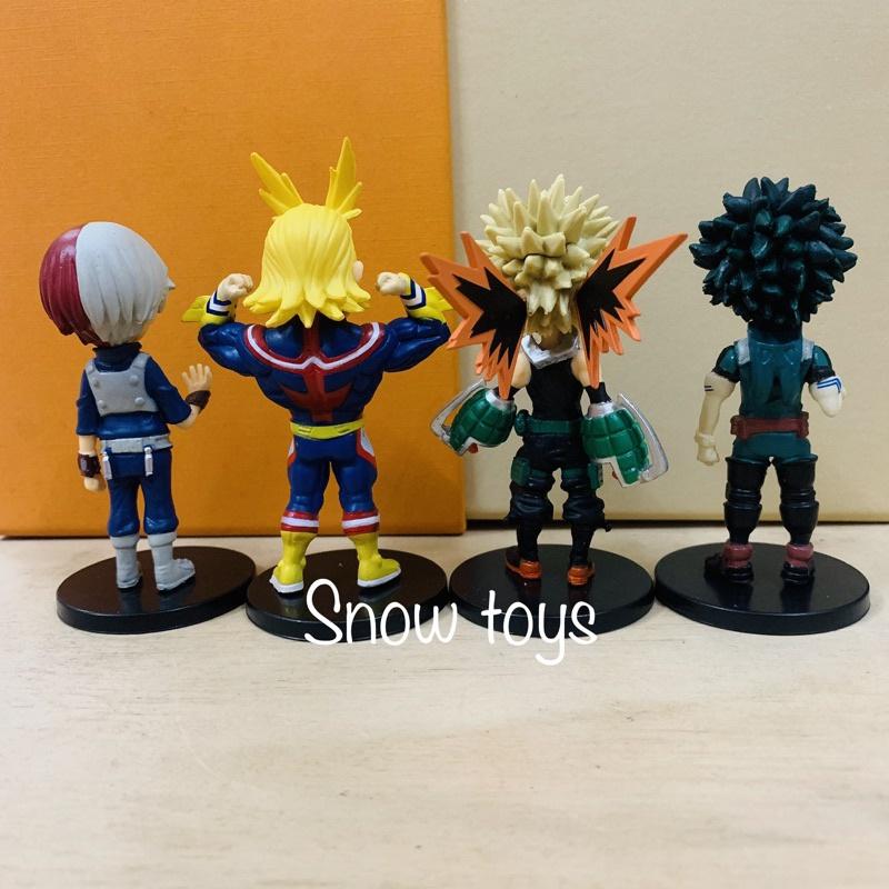 Mô hình My Hero Academia - Bán lẻ mô hình học viện siêu anh hùng All Might Midoriya Bakugo Todoroki Ida Stain - Cao 7cm